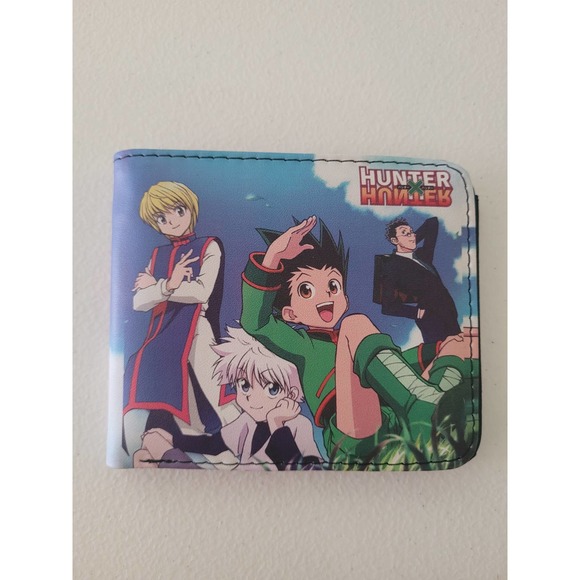 Japanese Anime Hunter X Hunter Characters One Size Leather Purse Green Wallet A - Picture 2 of 3